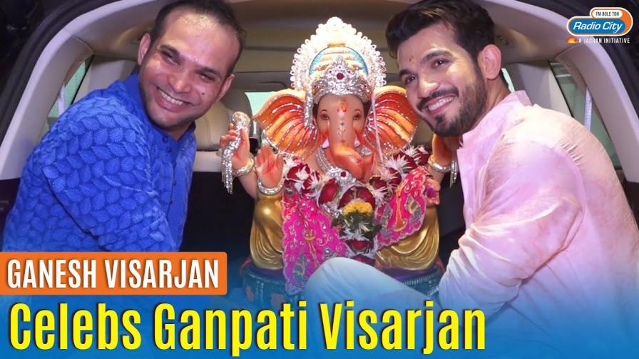 Ganpati Visarjan 2023 Shilpa Shetty Sonu Sood Arpita Khan Sharma Ganpati Bappa Morya
